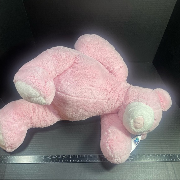 JUMBO REALLY BIG RARE VHTF BNWT VINTAGE Mary Meyer Huge Pink Teddy Bear GR8 Gift - Picture 12 of 15